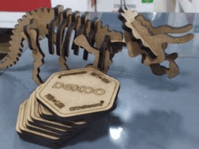 Triceratops Feito por Corte a Laser
